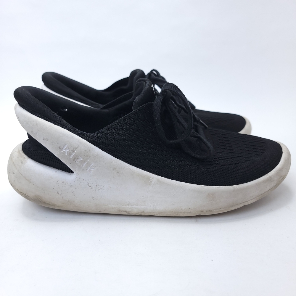 Kizik Roamer Knit Mens Size 8.5 Black Handsfree Low Top Shoes Sneakers